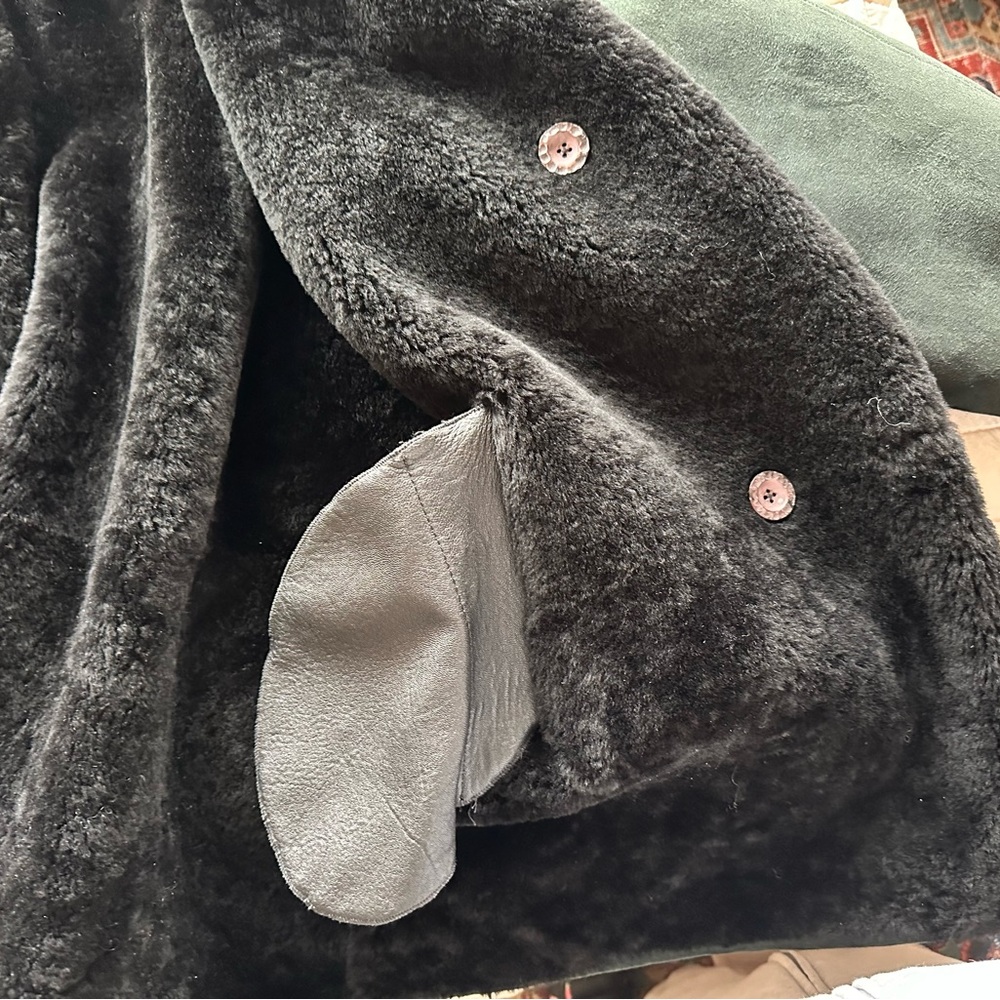 Shearling Coat 3/4 Length - image 4